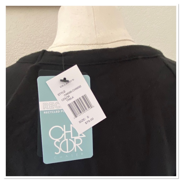 Women’s Knit Gold Foil Print Top Shirt Chaser - Picture 5 of 5